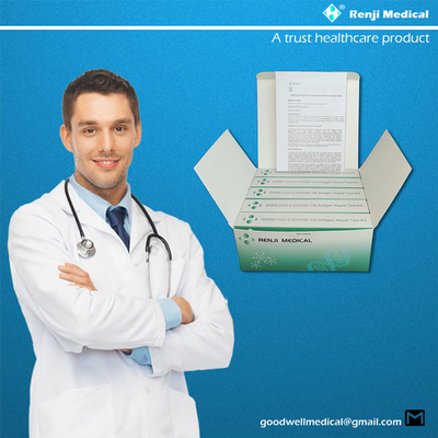 Renji Antigen Rapid Testing Kit , 15 นาที Covid 19 ที่บ้าน Rapid Test MA อนุมัติ