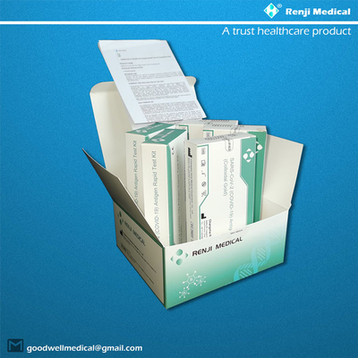One Step Rapid COVID 19 ชุดทดสอบ Colloidal Gold CE อนุมัติ