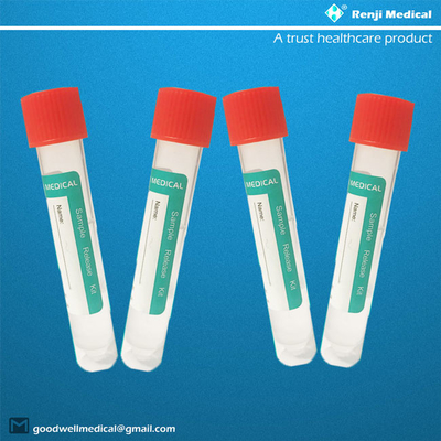 SARS COV-2 Specimen Collection Tube, ชุดทดสอบ Vtm CE ได้รับการอนุมัติ