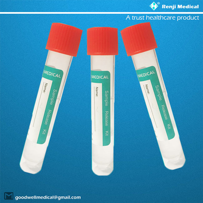 หลอดเก็บตัวอย่าง 60x48x35 ซม. นวนิยาย Coronavirus Sterile Swab Tube