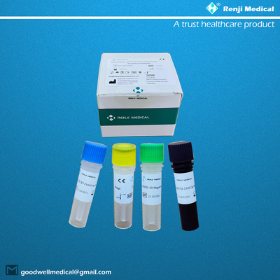 ชุดทดสอบกรดนิวคลีอิกนวนิยาย Coronavirus COVID-19 CE การทดสอบเชิงคุณภาพ Rt Pcr