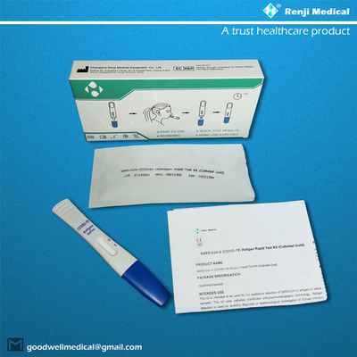 COVID-19 Over The Counter Rapid Antigen Test GB15979-2002 15 นาทีสำหรับผลลัพธ์