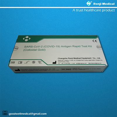 ชุดทดสอบ Ag Rapid ในครัวเรือนพร้อม Nasopharyngeal Swab ISO13485 Certification