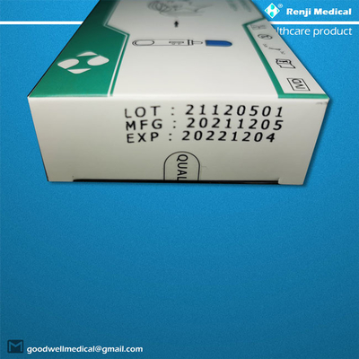 ชุดทดสอบอย่างรวดเร็วของคอลลอยด์โกลด์แอนติเจน, Nasal Swab Sars-Cov-2 Ag ชุดทดสอบ