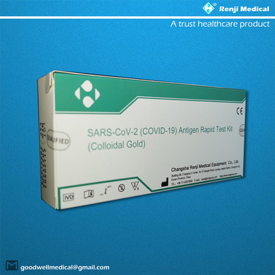 One Step Rapid COVID 19 ชุดทดสอบ Colloidal Gold CE อนุมัติ