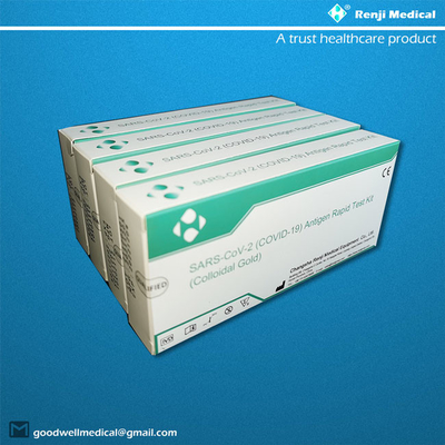 15 นาที SARS-CoV-2 Ag Diagnostic Test Kit ตรวจจับโปรตีน / glycans