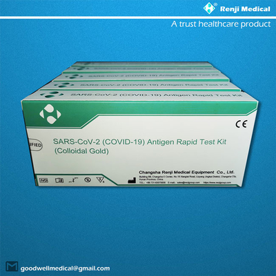 Renji Medical Rapid Antigen Self Test Kit ใบรับรอง SGS ISO13485