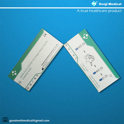 15 นาที SARS-CoV-2 Ag Diagnostic Test Kit ตรวจจับโปรตีน / glycans