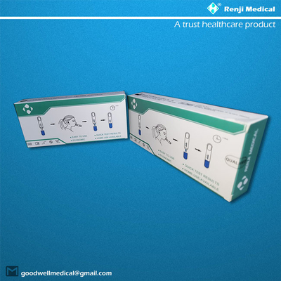 Renji coronavirus IgM IgG Antibody Rapid Test Kit 15 นาทีสำหรับผลลัพธ์