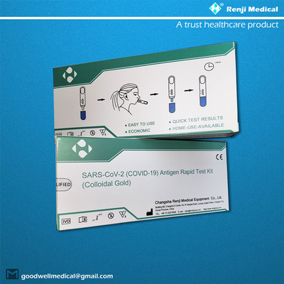 5 ชุด/กล่อง Rapid COVID 19 ชุดทดสอบพร้อม Nasopharyngeal Swabs