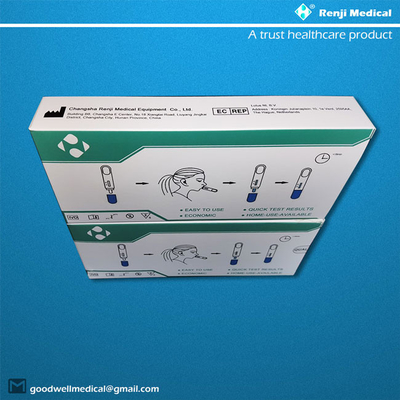 ชุดทดสอบ Ag Rapid ในครัวเรือนพร้อม Nasopharyngeal Swab ISO13485 Certification