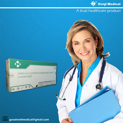 15 นาที SARS-CoV-2 Ag Diagnostic Test Kit ตรวจจับโปรตีน / glycans