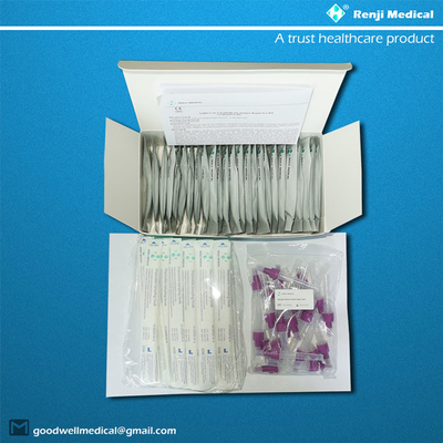 ชุดทดสอบอย่างรวดเร็วของ Renji Antigen , immunochromatography Colloidal Gold Covid Test