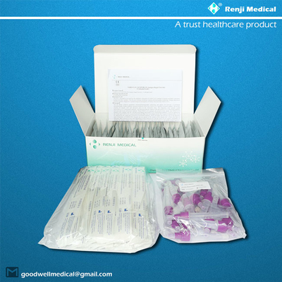 ชุดทดสอบอย่างรวดเร็วของ Antigen 10-15 นาที ตัวอย่างระบบทางเดินหายใจของมนุษย์