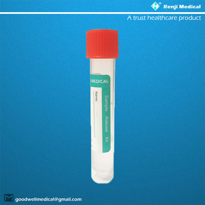 SARS COV-2 Specimen Collection Tube, ชุดทดสอบ Vtm CE ได้รับการอนุมัติ