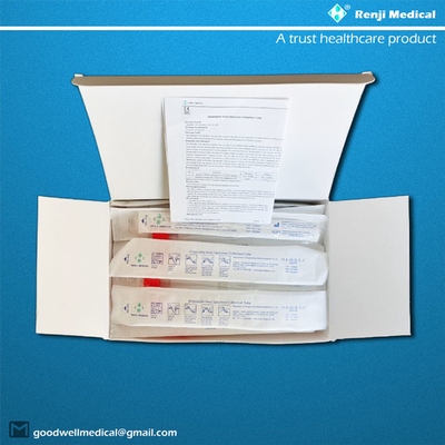 SARS COV-2 Specimen Collection Tube, ชุดทดสอบ Vtm CE ได้รับการอนุมัติ