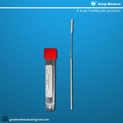 หลอดเก็บตัวอย่าง 60x48x35 ซม. นวนิยาย Coronavirus Sterile Swab Tube