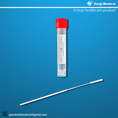 หลอดเก็บตัวอย่าง Red Cap, Vtm Swab Kit FDA CE Approved