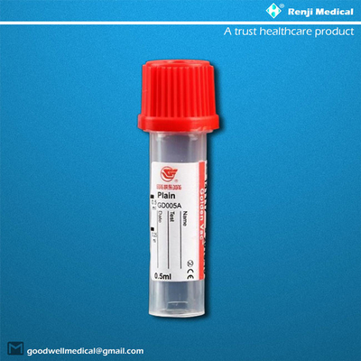 PP Micro Blood Collection Tube 0.25ml/0.5ml สำหรับทารกแรกเกิด