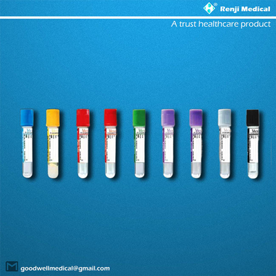 SGS MSDS Approval หลอดเก็บเลือดสูญญากาศแบบใช้แล้วทิ้ง 5ml 7ml