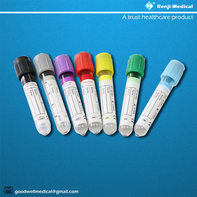 หลอดสุญญากาศทดสอบเลือดขนาด 13 * 75 มม. สำหรับตัวอย่างพลาสม่าอนุมัติ SGS