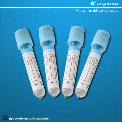 หลอดสุญญากาศทดสอบเลือดขนาด 13 * 75 มม. สำหรับตัวอย่างพลาสม่าอนุมัติ SGS