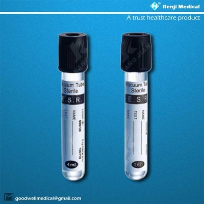 หลอดเก็บเลือดสูญญากาศแบบใช้แล้วทิ้ง 4ml / 5ml, หลอดทดลอง ESR อินฟราเรดไกล