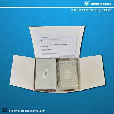 15 นาที Viral Dna Purification Kit 48 การทดสอบ / กล่องสำหรับ 32 ตัวอย่าง