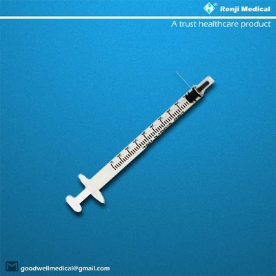 EO Gas Sterile วัสดุสิ้นเปลืองทางการแพทย์ที่ใช้แล้วทิ้ง 1ml Medicine Syringe