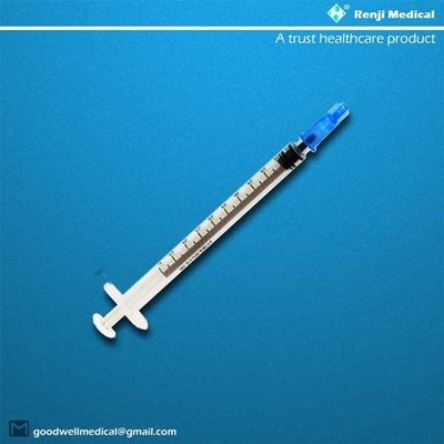 EO Gas Sterile วัสดุสิ้นเปลืองทางการแพทย์ที่ใช้แล้วทิ้ง 1ml Medicine Syringe